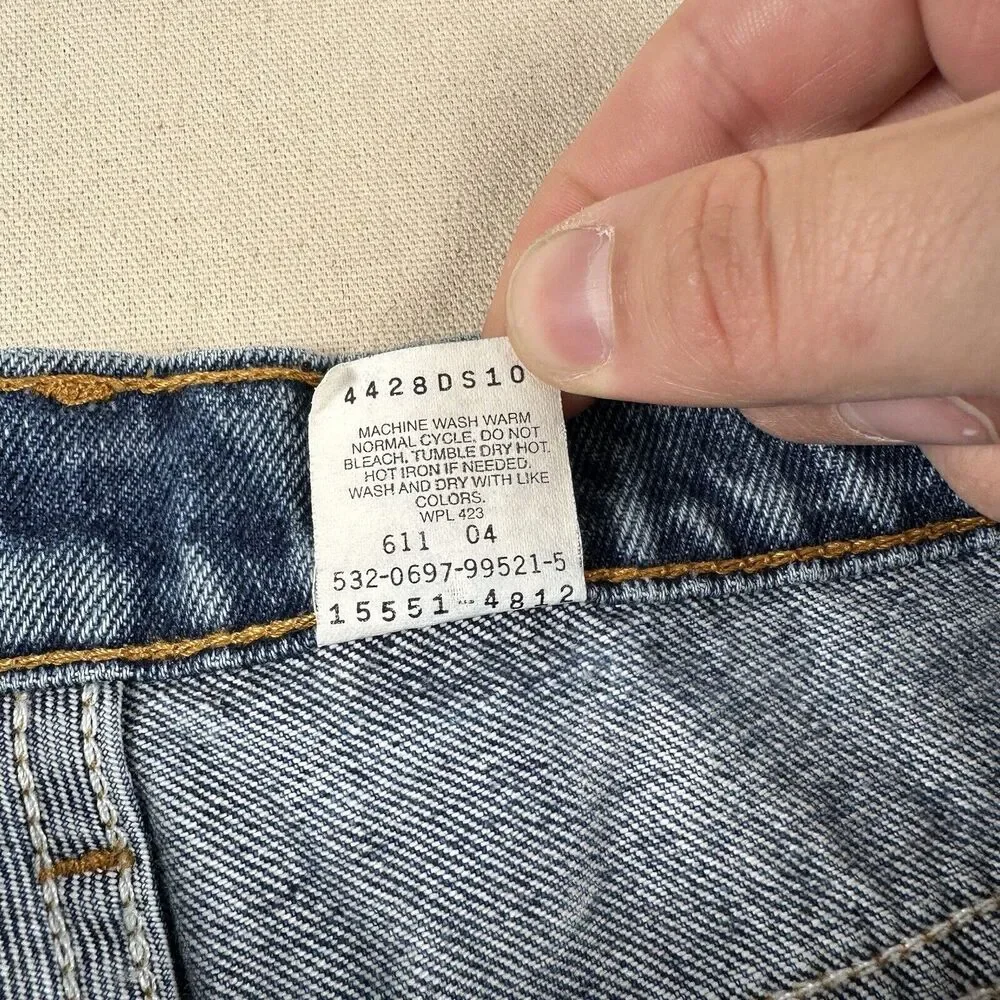 Vintage 90s‎ Levi’s 550 Jeans Women’s 14 Regular Blue Denim Relaxed Tapered Leg